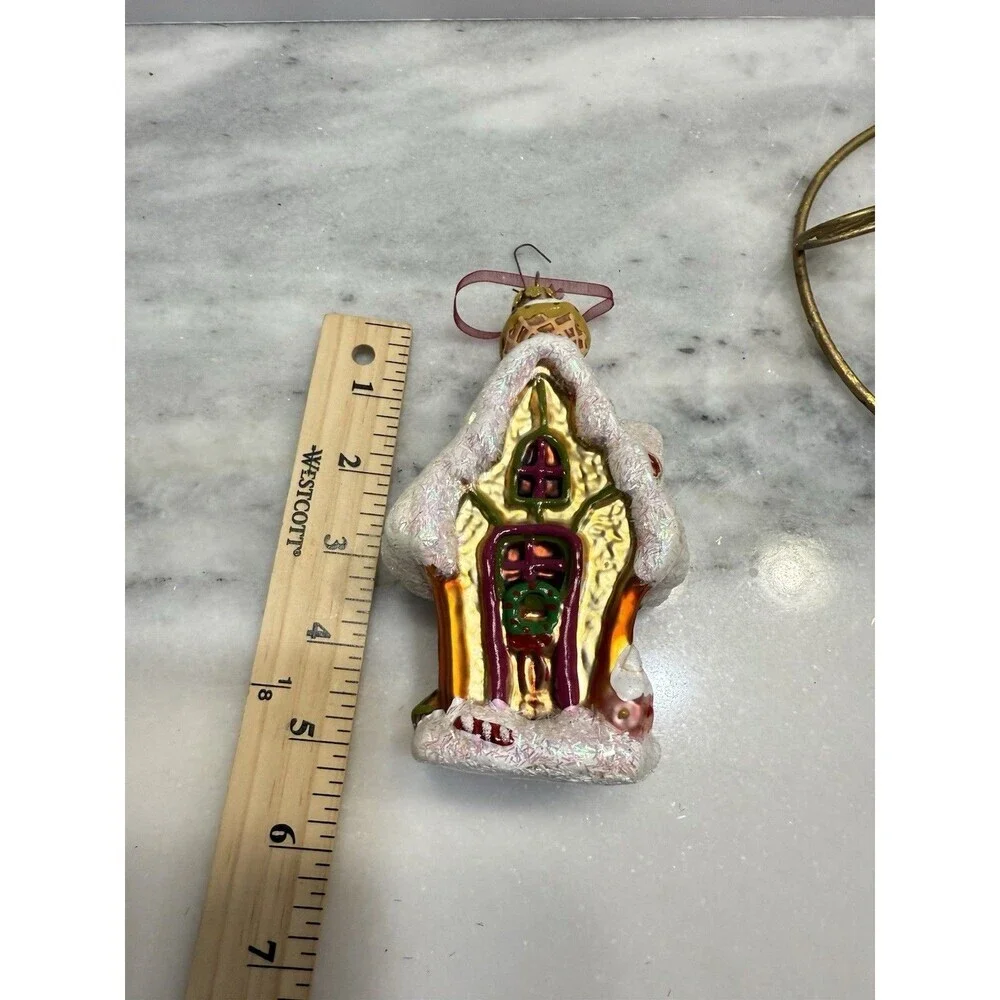 Waterford Holiday Heirlooms Gingerbread House Christmas Tree Ornament Christmas